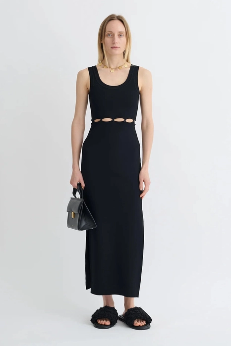 Сукня Nanushka Maves Knitted Midi Dress Black