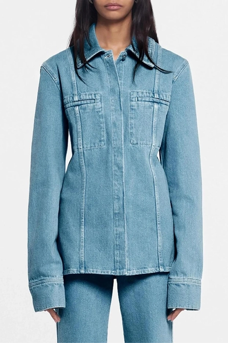 MIREIO Denim Shirt  Nanushka