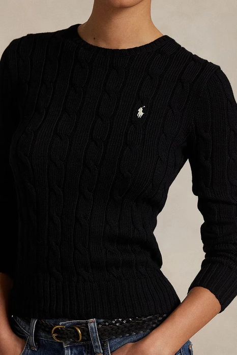 Жіночий светр Polo Ralph Lauren з косами з вовни й кашеміру