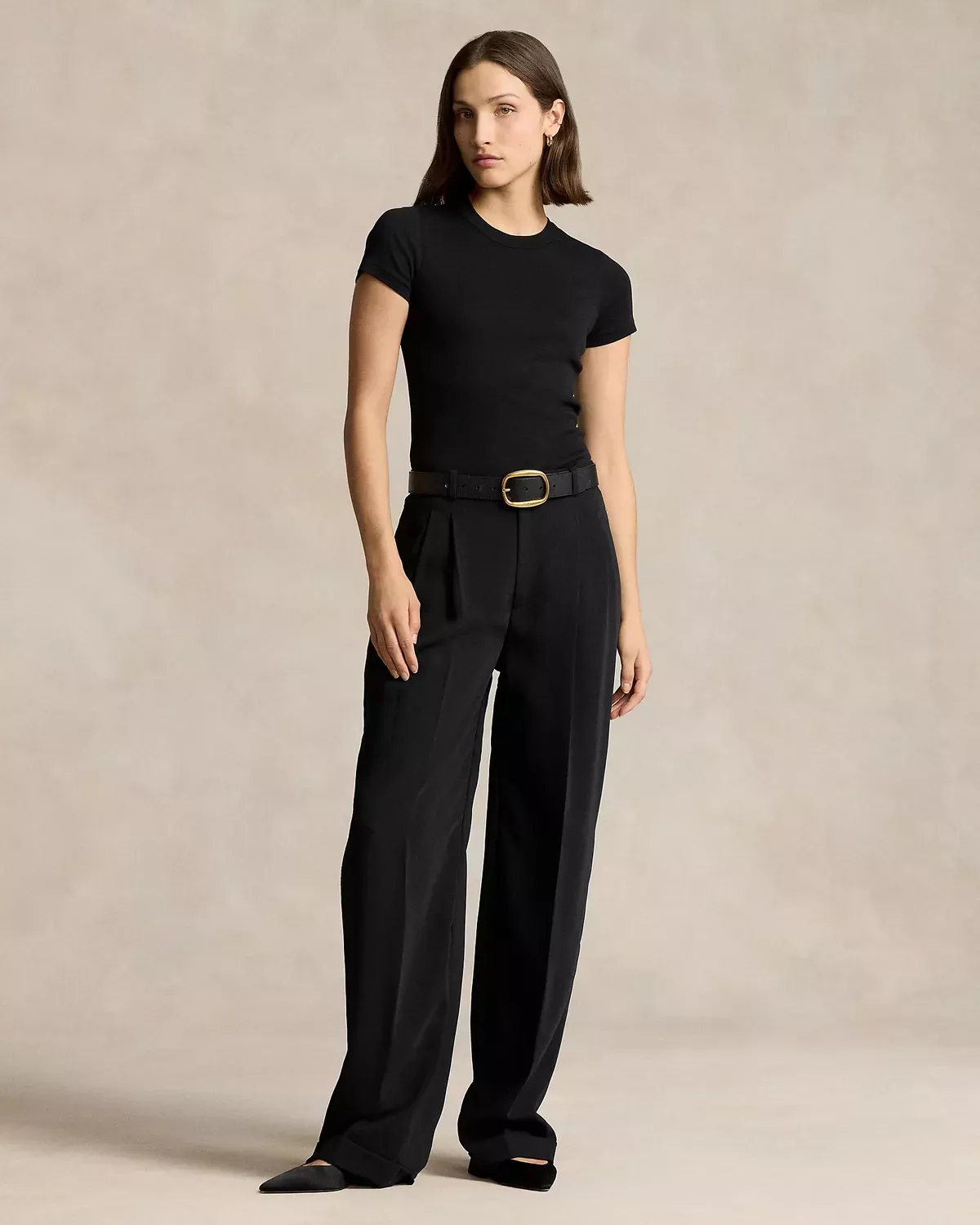 Жіночі класичні брюки Polo Ralph Lauren, із защипами  - фото 2