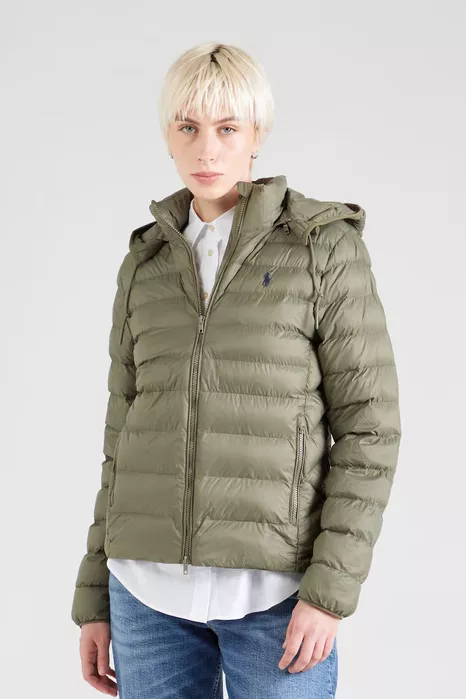 Утеплений пуховик Polo Ralph Lauren з капюшоном.