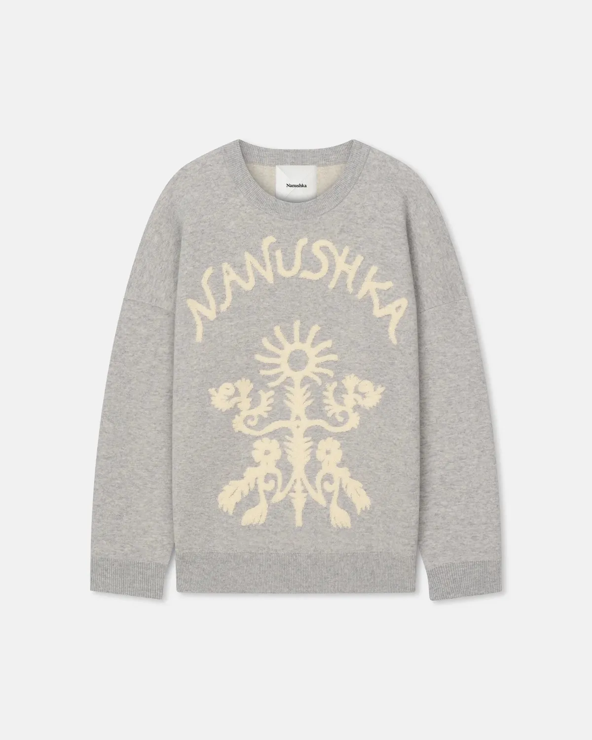 Светр Nanushka Oswin Merino and Terry Jacquard Sweater  - фото 6
