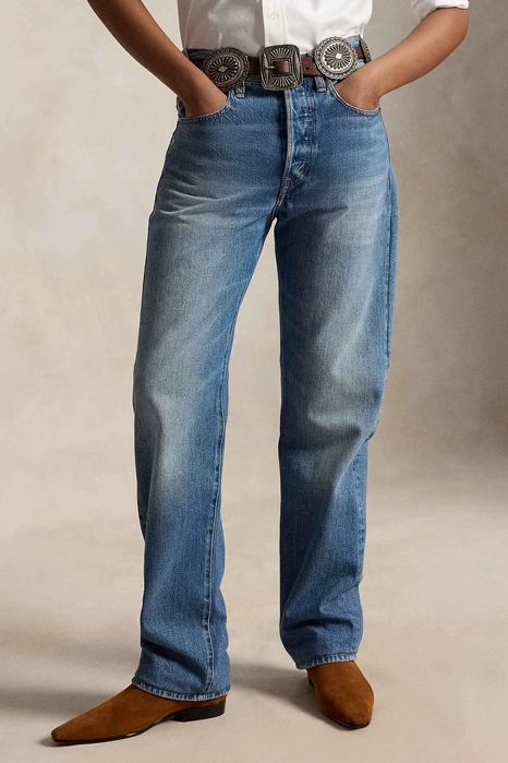 Жіночі джинси Polo Ralph Lauren wide‑leg з високою талією