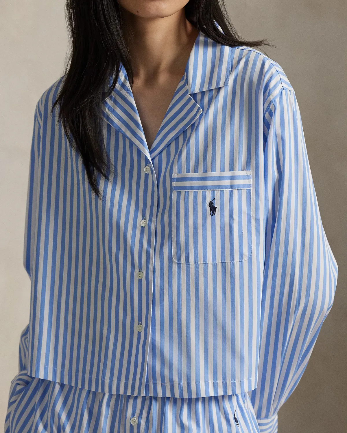 Класична жіноча піжама Смугастий комплект Polo Ralph Lauren  - фото 3