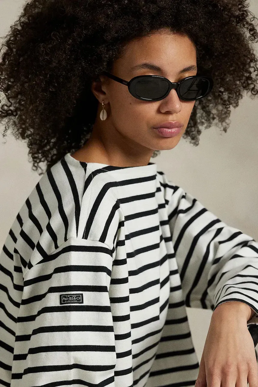 Лонгслів смугастий Polo Ralph Lauren Boatneck Mariner Tee  - фото 3