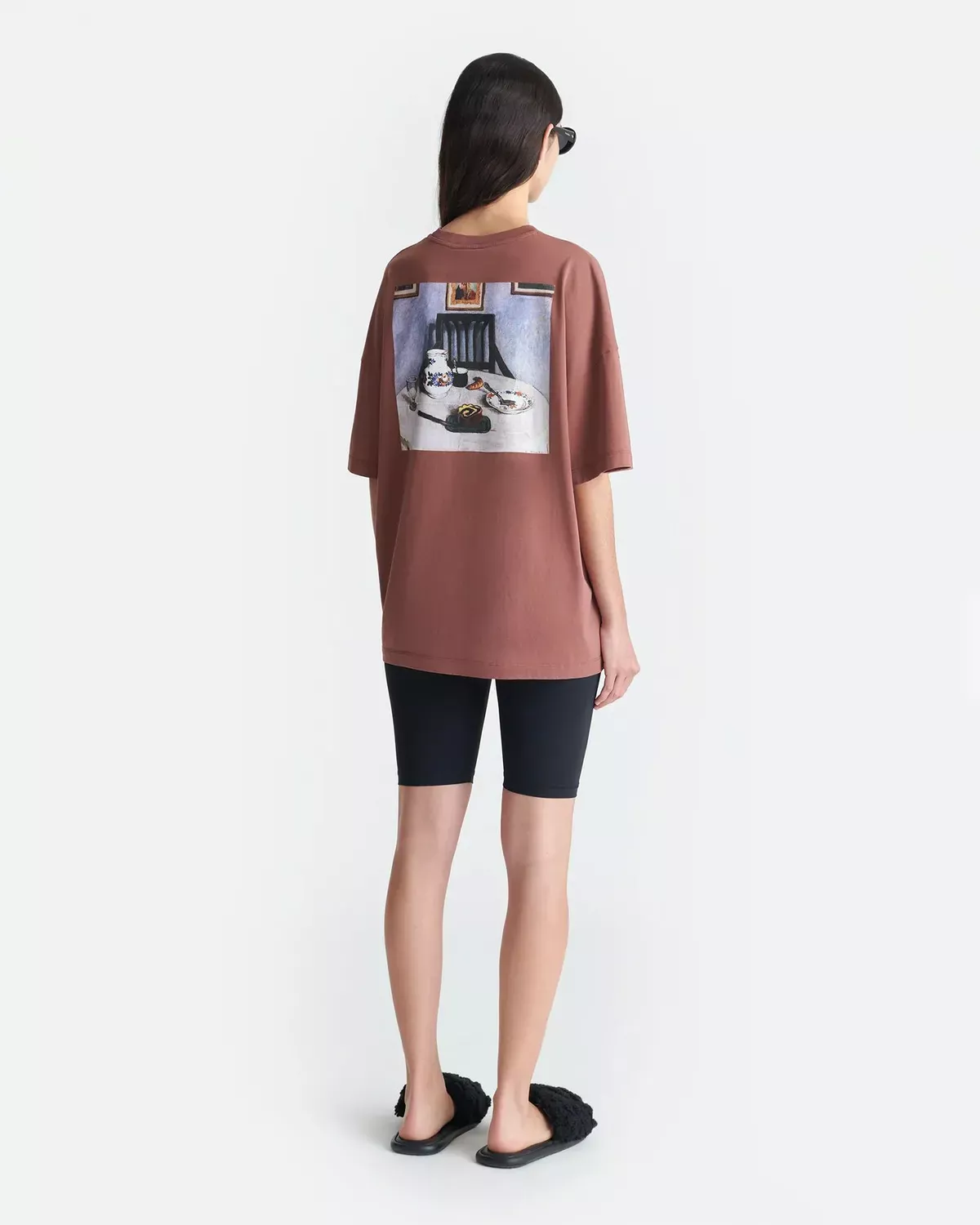 Жіноча футболка Nanushka Wren Printed Cotton-Jersey T-Shirt  - фото 1