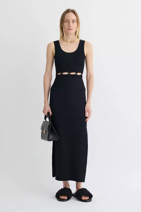 Сукня Nanushka Maves Knitted Midi Dress Black