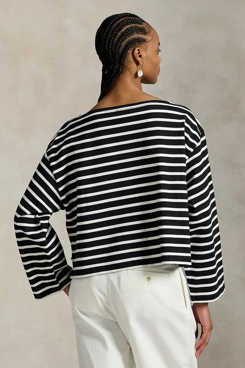 Лонгслів смугастий Polo Ralph Lauren Boatneck Mariner Tee  - фото 2