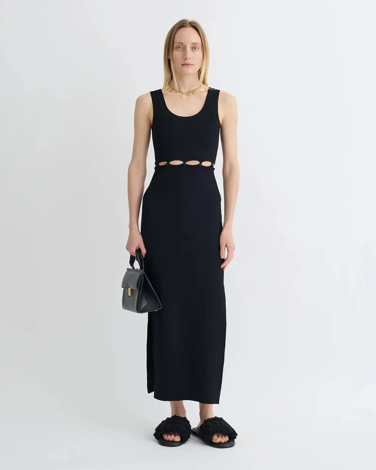 Сукня Nanushka Maves Knitted Midi Dress Black 