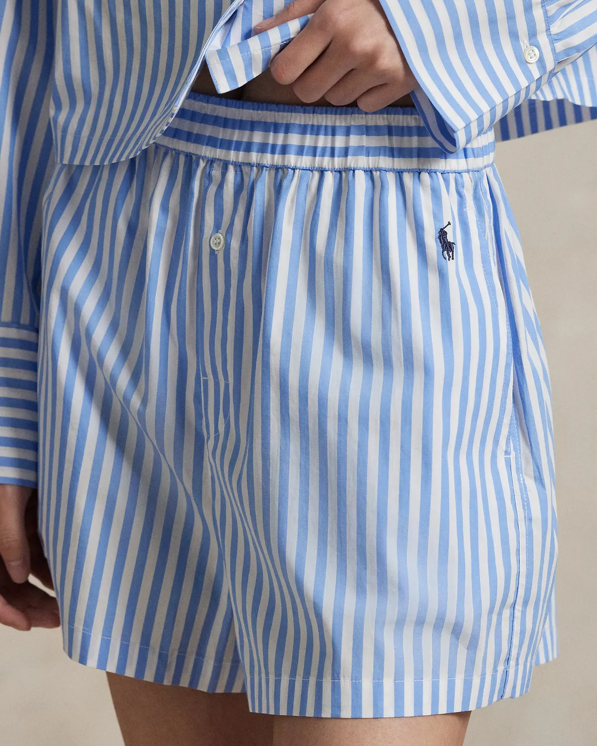 Класична жіноча піжама Смугастий комплект Polo Ralph Lauren  - фото 4