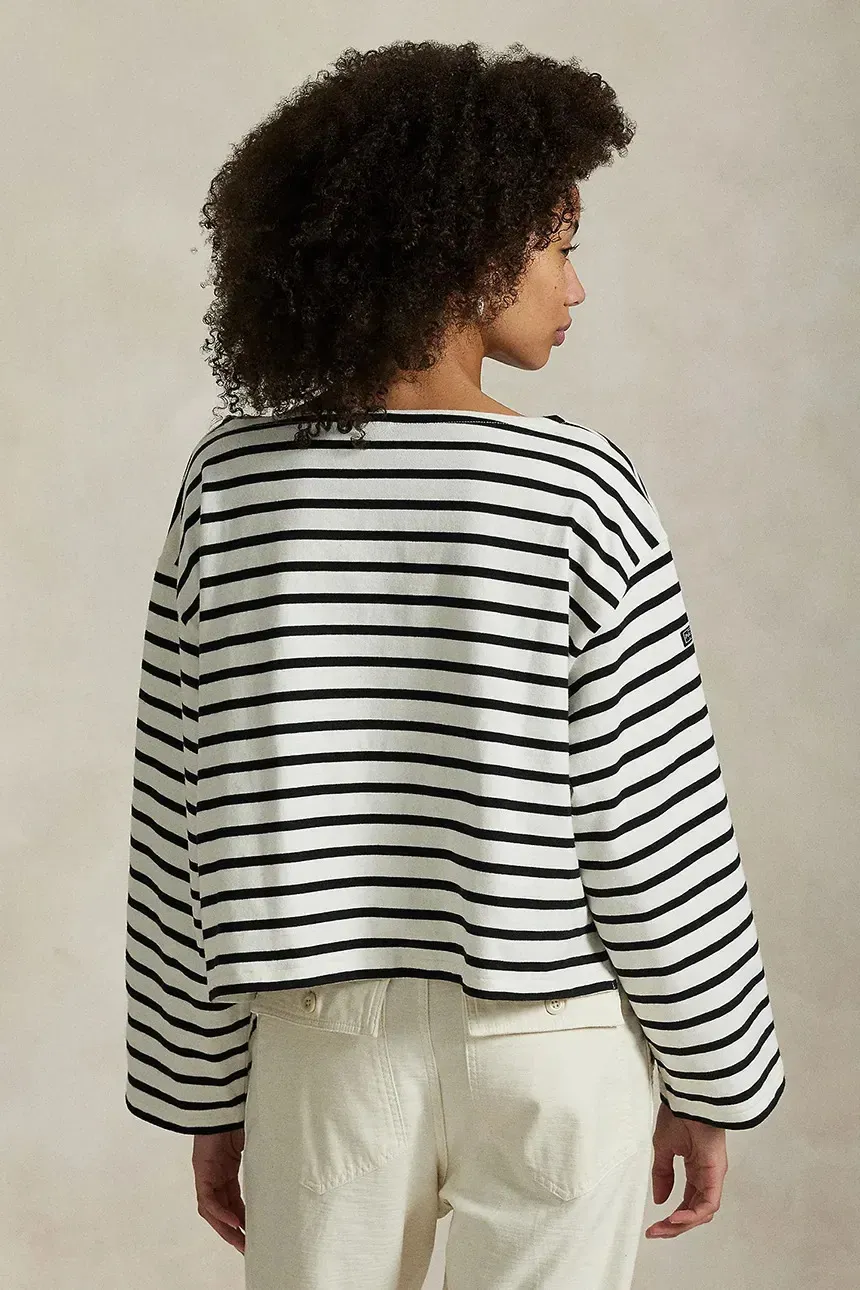 Лонгслів смугастий Polo Ralph Lauren Boatneck Mariner Tee  - фото 1