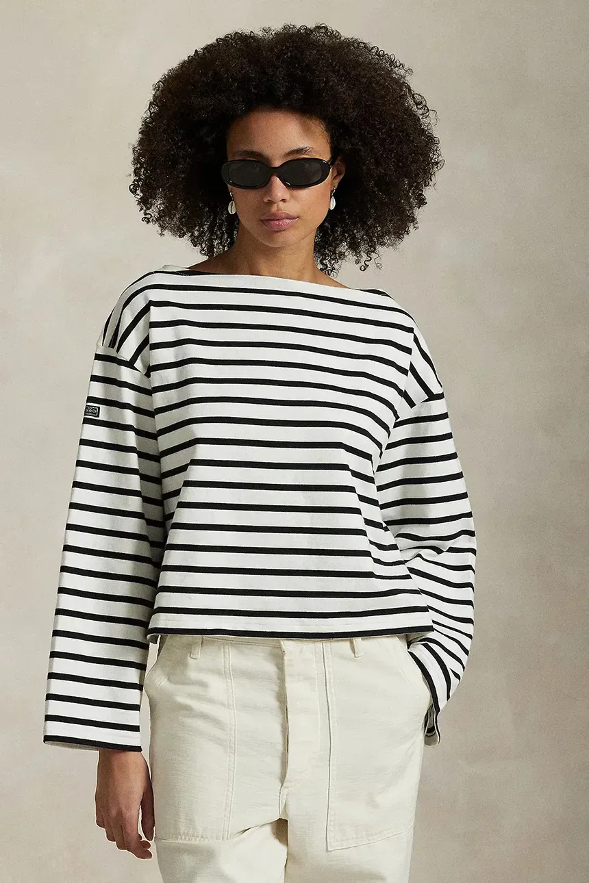 Лонгслів смугастий Polo Ralph Lauren Boatneck Mariner Tee 