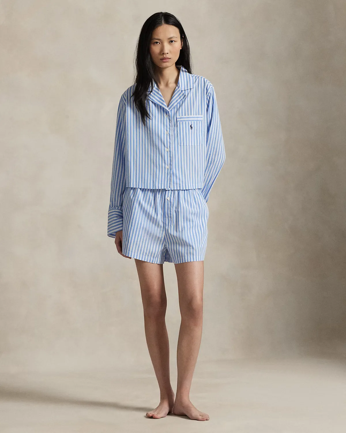Класична жіноча піжама Смугастий комплект Polo Ralph Lauren  - фото 5