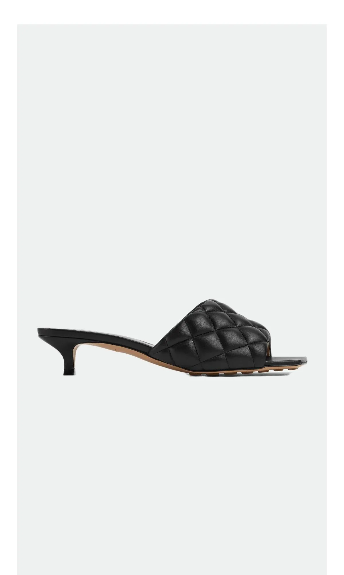 Чорні шкіряні мюлі від Bottega Veneta  - фото 2